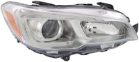 Set Of 2 Front Head Light Assembly Plastic Left Driver & Right Passenger Side Direct Replacement Compatible With 2015-2021 Subaru WRX/STI SU2503152 SU2502152 84001VA021 84001VA031