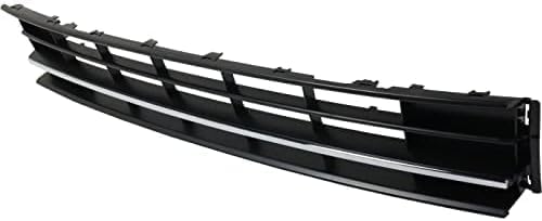 Front Bumper Lower Grille Plastic Direct Replacement Compatible With 2016-2019 Volkswagen Passat VW1036141 561853671HRYP