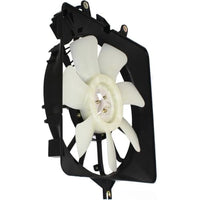 Front A/C Condenser Single Fan Assembly Direct Replacement Compatible with 2007-2008 Honda Fit HO3120100 38611PWAJ01 38615RMEA01 38616PWAJ01