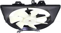 Front A/C Condenser Cooling Fan Assembly Plastic Direct Replacement Compatible with 2005-2010 Honda Odyssey HO3117101 38615RGLA01-PFM
