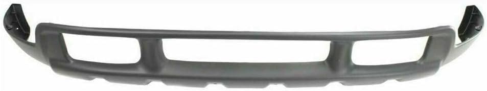Front Bumper Primed Steel + Upper & Lower Valance Textured Direct Replacement Compatible With 2001-2004 Ford F-Series Super Duty/Excursion FO1002376 FO1095176 FO1095203 1C3Z17757PAA