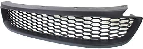 Front Bumper Grille Textured Plastic Direct Replacement Compatible With 2013-2015 Honda Accord HO1036115