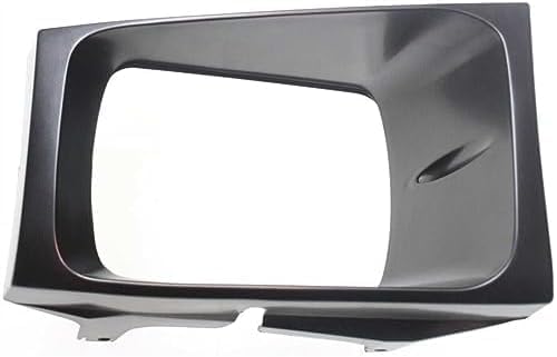 Set Of 2 Front Headlight Bezel Painted Black And Silver Right Passenger & Left Driver Side Direct Replacement Compatible With 1999-2004 Ford F-Series Super Duty FO2513157 FO2512157