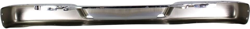 Rear Bumper Face Bar Chrome Steel Without Mounting Bracket & Object Sensor Holes Direct Replacement Compatible With 1996-2023 GMC Savana/Chevrolet Express 1500 2500 3500 GM1102397