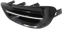 Set Of 2 Front Fog Light Cover With Chrome Trim Right Passenger & Left Driver Side Direct Replacement Compatible With 2013-2014 Dodge Dart CH1039142 CH1038142 68163980AA 68163981AA