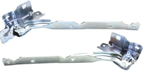 Set of 2 Front Hood Hinge Steel Left Driver & Right Passenger Side Direct Replacement Compatible with 2011-2016 Ford F-250/350 Super Duty FO1236169 FO1236168 BC3Z16796A BC3Z16797A