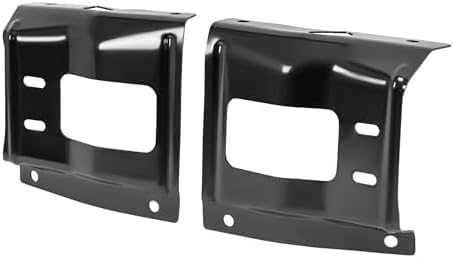 Set of 2 Front Bumper Mounting Plate Bracket Right Passenger & Left Driver Side Direct Replacement Compatible with 2008-2010 Ford F-Series Super Duty FO1066173 FO1067173 8C3Z17B985A