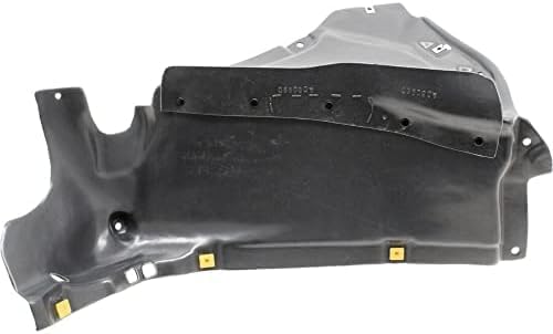 Front Section Fender Liner Left Driver Side Direct Replacement Compatible With 2017-2018 Audi A4 AU1248134 8W0853887A-PFM