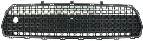 Front Bumper Grille Textured Gray + Upper & Lower Cover Direct Replacement Compatible With 2014-2016 Kia Soul KI1014100 KI1015104 KI1036119 86511B2000 86512B2000 86561B2000