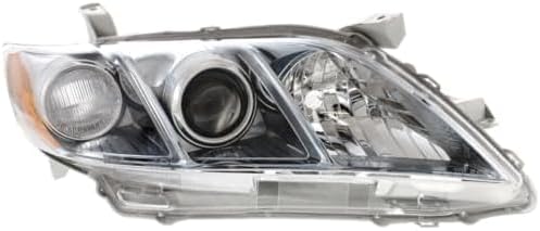 Set Of 2 Front Headlight Lens And Housing Right Passenger & Left Driver Side Direct Replacement Compatible With 2007-2009 Toyota Camry TO2502174 TO2503174 8117033662 8113033662