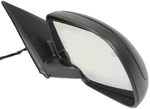 Set of 2 Front Power Mirror Manual Folding Heated Textured Right Passenger & Left Driver Side Direct Replacement Compatible With 2003-2006 Chevrolet Silverado/GMC Sierra GM1320293