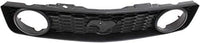 Front Bumper Upper & Lower Grille Textured Black Shell And Insert Plastic Direct Replacement Compatible With 2005-2009 Ford Mustang FO1200422 FO1036114 6R3Z8200BA 7R3Z17K945BA