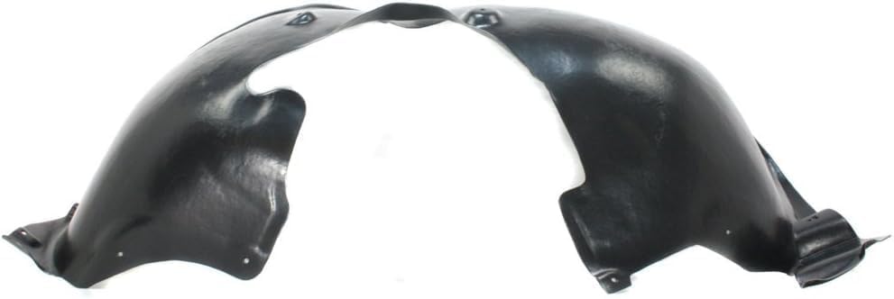 Front Fender Liner Left Driver Side Direct Replacement Compatible With 2008-2010 Volkswagen Touareg VW1248115 7L6809961L