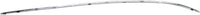 Set Of 2 Rear Bumper Outer Impact Strip Molding Chrome Left Driver & Right Passenger Side Direct Replacement Compatible With 2003-2006 Mercedes Benz E-Class 21188003129744