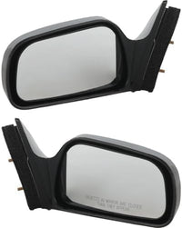 Set Of 2 Front Power Mirror Non-Folding Non Heated Primed Right Passenger & Left Driver Side Direct Replacement Compatible With 1997-2001 Toyota Camry TO1320132 TO1321132