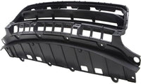 Front Bumper Grille Spoiler Assembly Textured Direct Replacement Compatible With 2009-2011 Honda Civic HO1036127 71107SNEA50