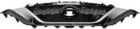 Front Grille Primed Insert Plastic With Chrome Molding Direct Replacement Compatible With 2017-2019 Nissan Versa Note NI1200290 623109ME0A