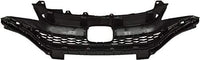 Front Bumper Upper Grille Primed Shell And Insert Plastic Direct Replacement Compatible With 2018-2020 Honda Fit HO1200237 71121T5RA50
