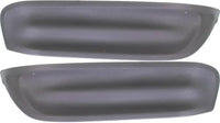 Front Bumper Cover Primed Plastic + Fog Lights Cover Left Driver & Right Passenger Side Direct Replacement Compatible With 2012-2013 Honda Civic