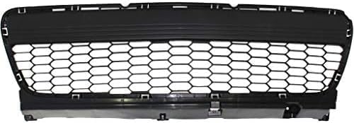 Front Bumper Grille Primed Plastic Direct Replacement Compatible With 2007-2009 Mazda 3 MA1036106 BS4N501T0C