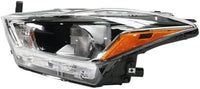 Set Of 2 Front Head Light Assembly Plastic Left Driver & Right Passenger Side Direct Replacement Compatible With 2018-2020 Nissan Kicks NI2503264 NI2502264 260105RL0A 260605RL0A