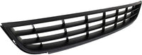 Front Bumper Grille Textured + Fog Light Covers Left Driver & Right Passenger Side Direct Replacement Compatible With 2011-2014 Volkswagen Jetta VW1036121 VW1038119 VW1039119