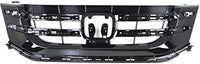 Front Grille Primed Shell And Insert Direct Replacement Compatible With 2014-2017 Honda Odyssey HO1200220 75101TK8A22