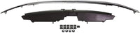 Front Grille Painted Black Shell And Insert With Chrome Center Bar Direct Replacement Compatible With 2002-2009 Chevrolet Trailblazer GM1200477 10358128