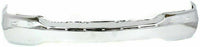 Front Bumper Chrome + Upper Cover Primed + Lower Valance Textured Fog Lights Right & Left Side Direct Replacement Compatible With For GMC Sierra 1999-2002 / Yukon 2000-2006 1500 2500