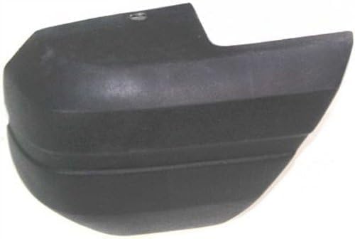 Front Bumper End Cap Textured Left Driver Side Direct Replacement Compatible With 1984-1996 Jeep Cherokee CH1004107 52000179
