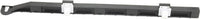 Rear Bumper Bracket Left Driver Side Direct Replacement Compatible with 2001-2005 Honda Civic HO1142101 71598S5A000