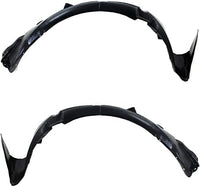 Set of 2 Front Fender Liner Right Passenger & Left Driver Side Direct Replacement Compatible with 2012-2014 Hyundai Accent HY1249122 HY1248122 868121R000 868111R000