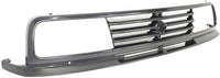Front Grille Primed Shell And Insert Plastic Direct Replacement Compatible With 1989-1995 Suzuki Sidekick SZ1200104 7211160A30