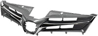 Front Grille Assembly Chrome Shell With Painted Dark Gray Insert Plastic Direct Replacement Compatible With 2018-2020 Toyota Sienna TO1200430 5310108170