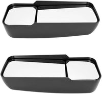 Set Of 2 Front Power Mirrors Manual Folding Heated Primed Right & Left Side Direct Replacement Compatible With 2003-2009 GMC C4500 Topkick/Chevrolet Kodiak GM1320687 GM1321687