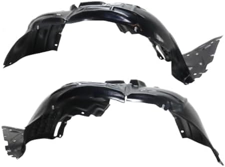 Set of 2 Front Fender Liner Plastic Left Driver & Right Passenger Side Direct Replacement Compatible with 2016-2024 Chevrolet Camaro GM1249296 GM1248296 84922606 84922604