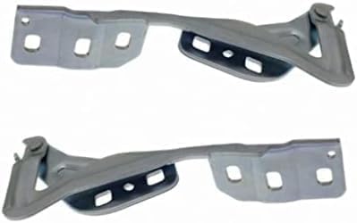 Set of 2 Front Hood Hinge Steel Right Passenger & Left Driver Side Direct Replacement Compatible with 2013-2020 Ford Fusion FO1236157 FO1236156 DS7Z16796A DS7Z16797A