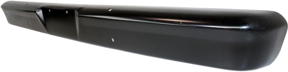Front Bumper Face Bar Primed Steel Without Impact Strip Holes Direct Replacement Compatible With 1964-1977 Ford F-Series FO1002101 C4TZ17757C