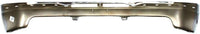 Front Bumper Chrome Steel + Upper Cover Textured + Lower Valance Air Deflector Direct Replacement Compatible With 2001-2002 Chevrolet Silverado 2500HD 3500 GM1002376 GM1051106