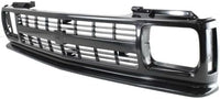 Front Grille Primed Shell And Insert Plastic Direct Replacement Compatible With 1991-1994 Chevrolet S10 Blazer / 1991-1993 S10-Pickup GM1200222 15678982