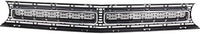 Front Grille Textured Shell And Insert With Chrome Molding Direct Replacement Compatible With 2015-2022 Dodge Challenger CH1200389 68259754AD