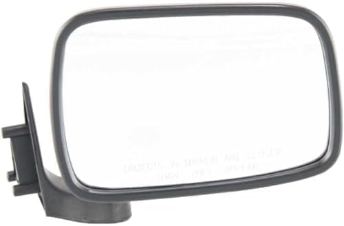 Set Of 2 Front Mirror Manual Folding Non-Heated Chrome Right Passenger & Left Driver Side Direct Replacement Compatible With 1986-1993 Mazda Pickup MA1320110 MA1321110 UE5569180