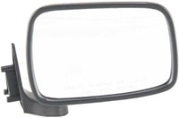 Set Of 2 Front Mirror Manual Folding Non-Heated Chrome Right Passenger & Left Driver Side Direct Replacement Compatible With 1986-1993 Mazda Pickup MA1320110 MA1321110 UE5569180