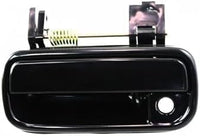 Set of 2 Front Exterior Door Handle Smooth Black Right Passenger & Left Driver Side Direct Replacement Compatible with 1999-2002 Toyota 4Runner TO1311130 TO1310130 6921035100