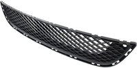 Front Bumper Grille Textured Gray Without Fog Light Holes Direct Replacement Compatible With 2012-2017 Buick Verano GM1036173 22824481