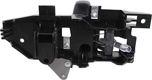 Front Interior Door Handle Gray Metal with-Door Lock Button Left Driver Side Direct Replacement Compatible with 1996-2002 Chevrolet Express/GMC Savana GM1352153 15959149