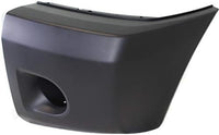 Set Of 2 Front Bumper End Cap Primed Plastic Left Driver & Right Passenger Side Direct Replacement Compatible With 2008-2015 Nissan Titan NI1005148 NI1004148 62024ZR00A 62025ZR00A