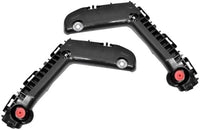 Set of 2 Front Support Bracket Plastic Left Driver & Right Passenger Side Direct Replacement Compatible with 2017-2019 Toyota Corolla TO1042131 TO1043131 5211502350 5211602330