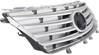 Front Grille Painted Silver Shell And Insert Plastic Direct Replacement Compatible With 2010-2012 Lexus ES350 LX1200130 5311233080