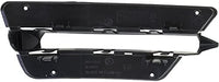 Set Of 2 Front Bumper Outer Grille Textured Right Passenger & Left Driver Side Direct Replacement Compatible With 2012-2015 Mercedes Benz C-Class MB1038126 MB1039126 2048851353